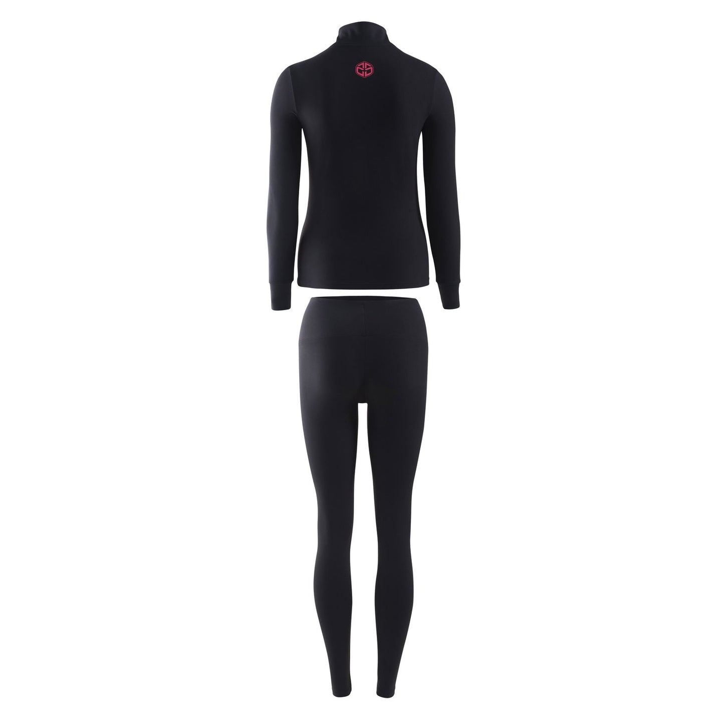 Chaqueta Negra + Camiseta Manga Corta Negra + Leggin Largo - Duruss | Go For It!